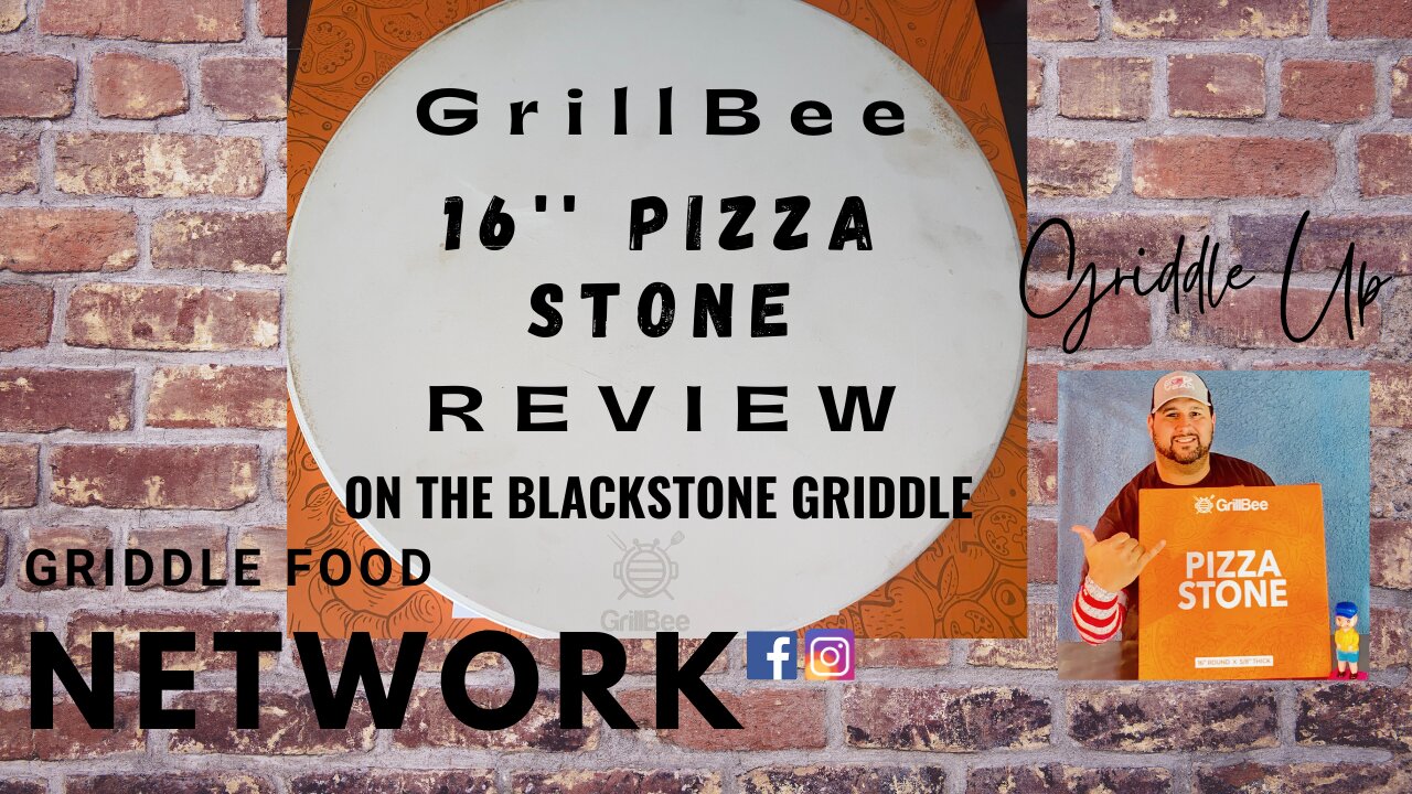 GrillBee Pizza Stone Review | Griddle Food Network