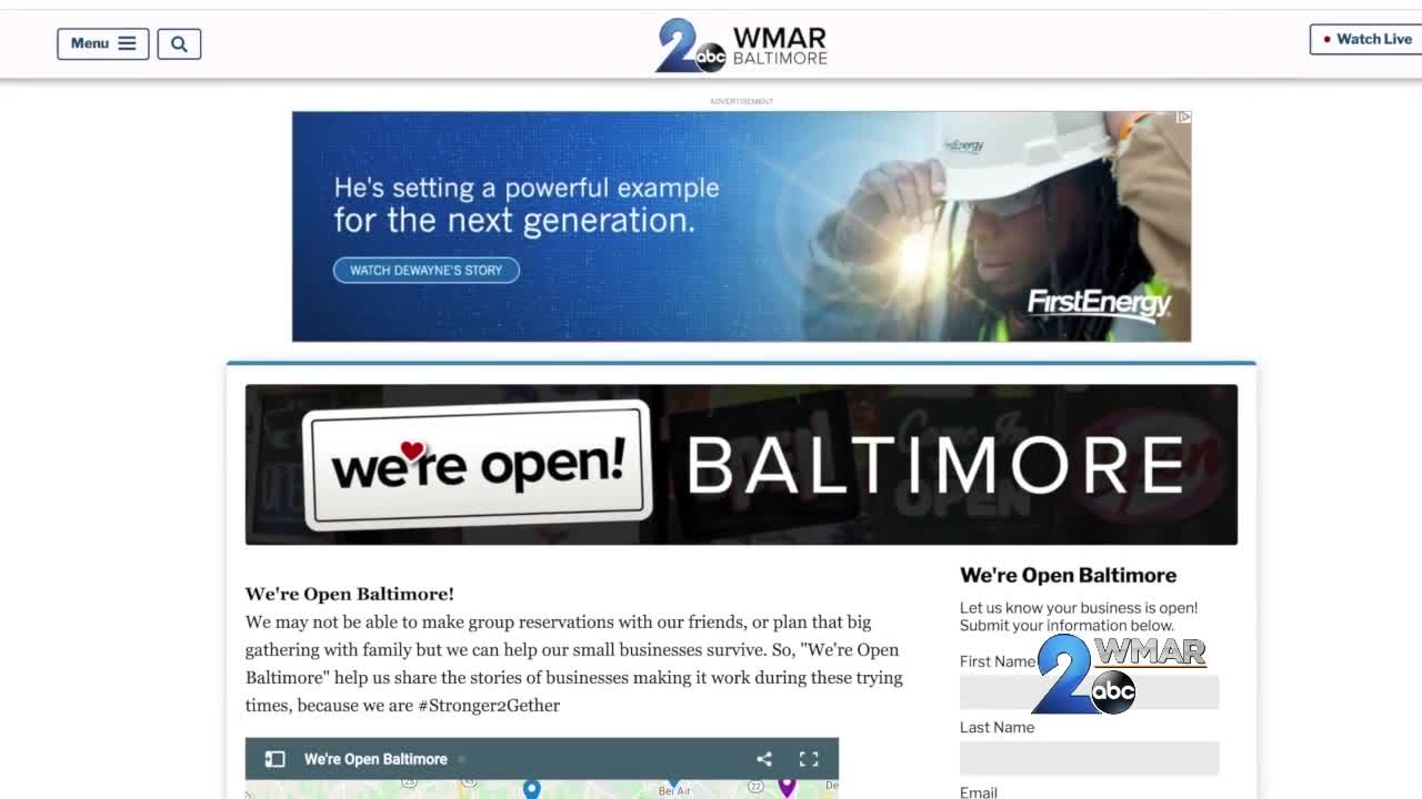 We're Open Baltimore