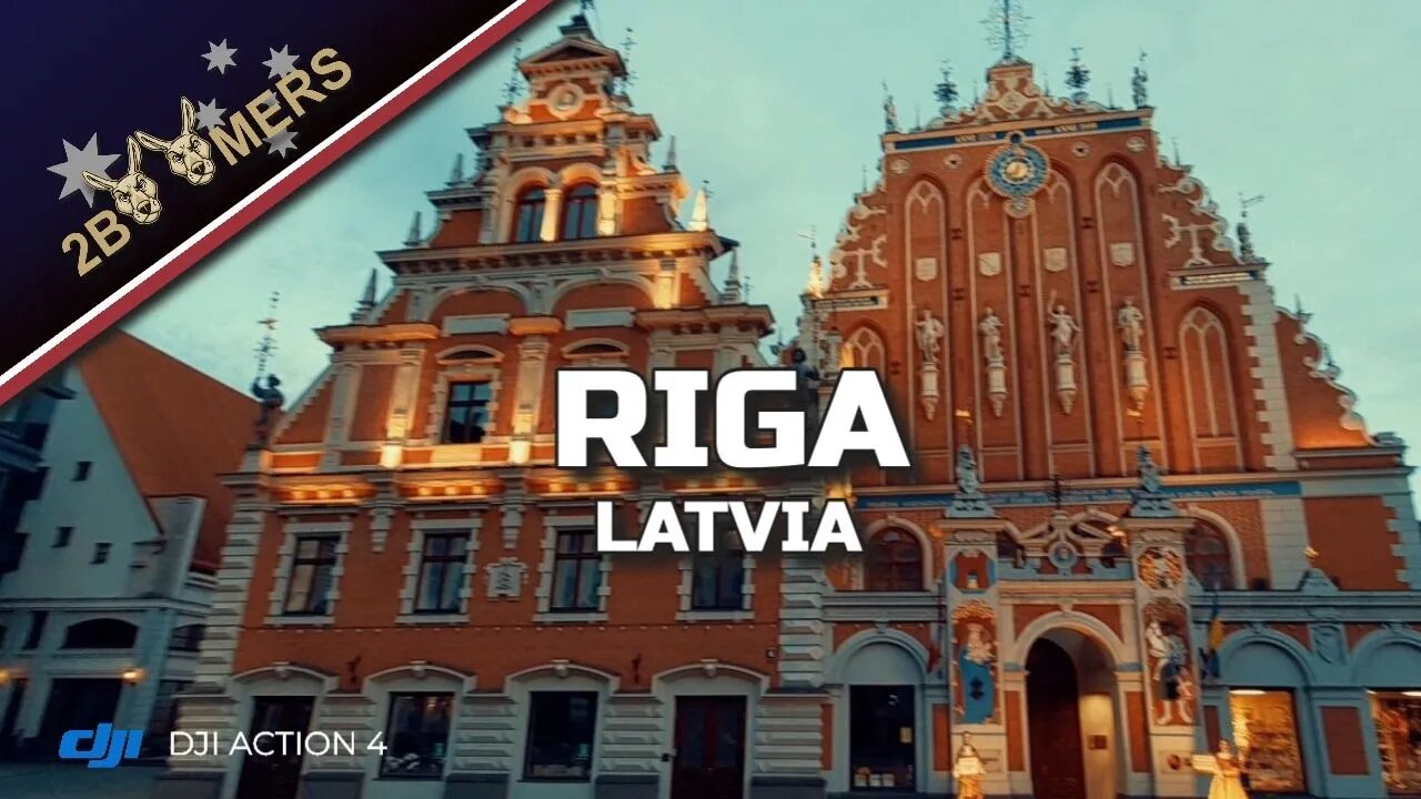 RIGA LATVIA STREET LEVEL - DJI OSMO ACTION 4