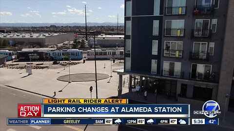 Alameda Station parking changes