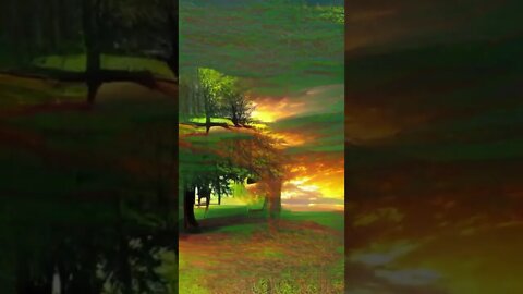 sunset - art AI - #shorts #animation #art #anime #painting