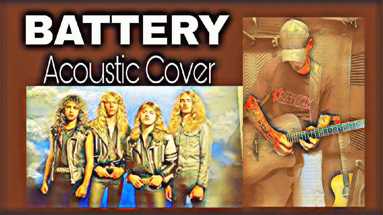 Metallica Battery Acoustic Cover🤘