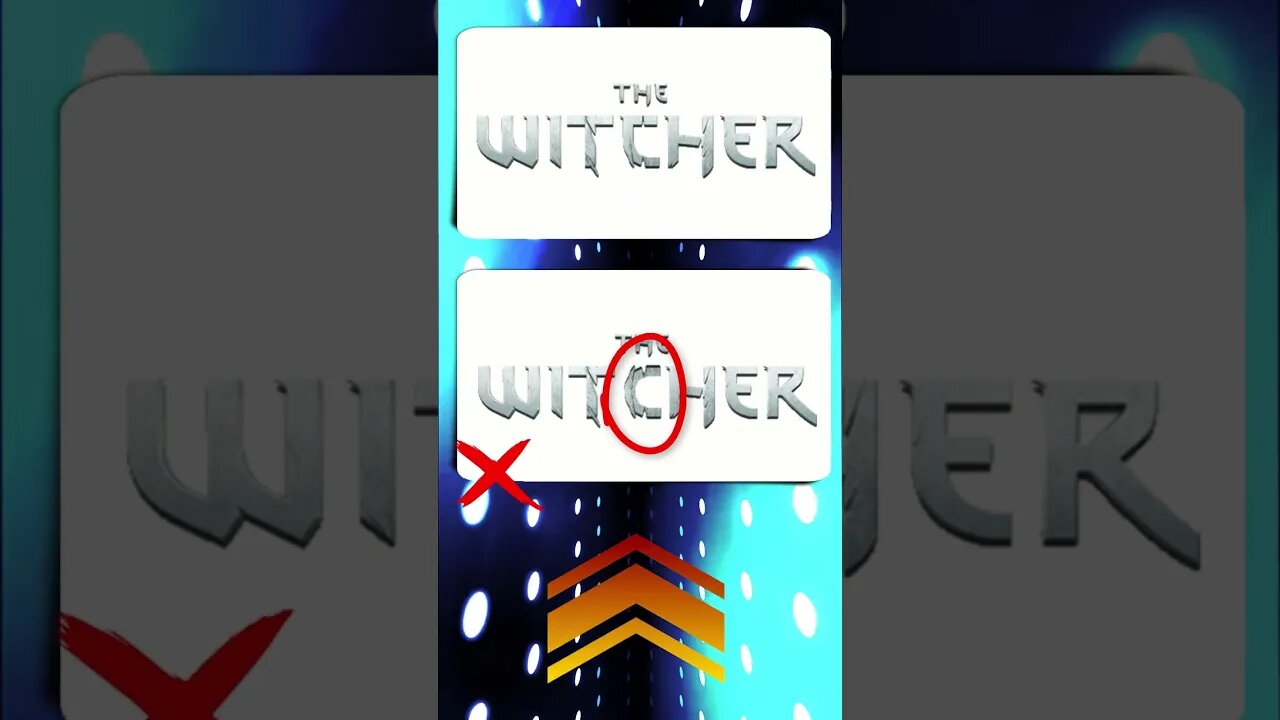 УГАДАЙ ПРАВИЛЬНЫЙ ЛОГОТИП THE WITCHER ❔❓ #YoSquad #Shorts