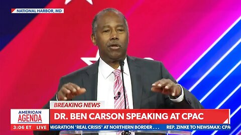 Ben Carson REFUSES to end his CPAC speech