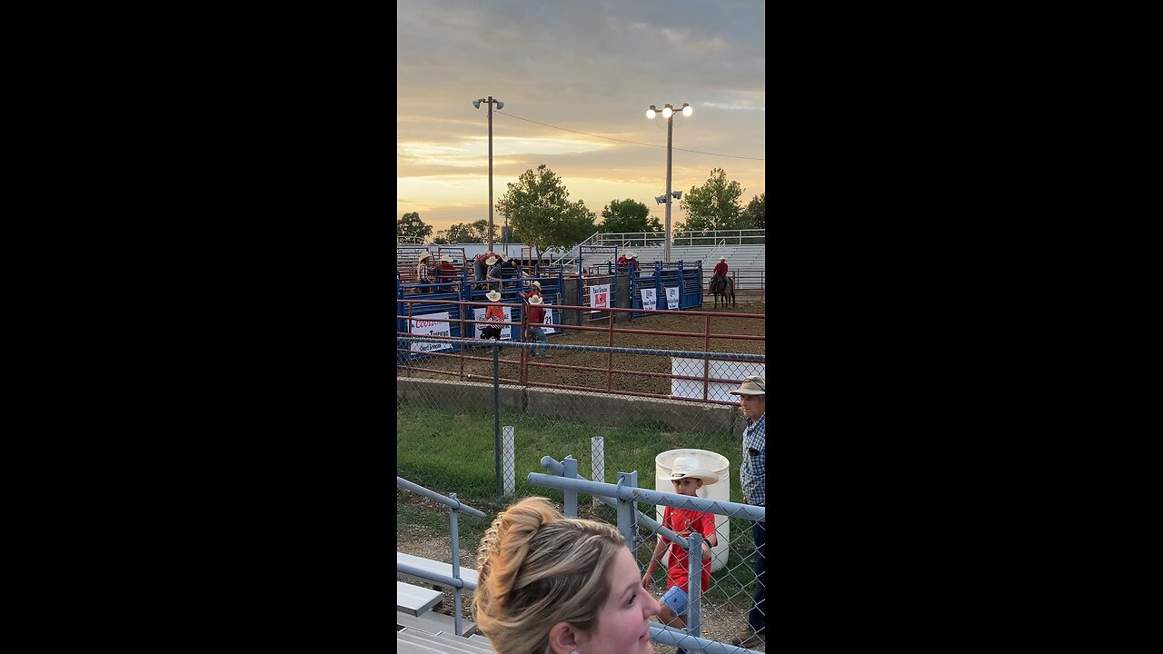 Saddle Bronc Ride at Rodeo