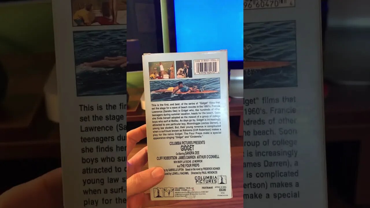 VHShorts [0024] GIDGET [#shorts #theBACarchive #theVHSinspector]