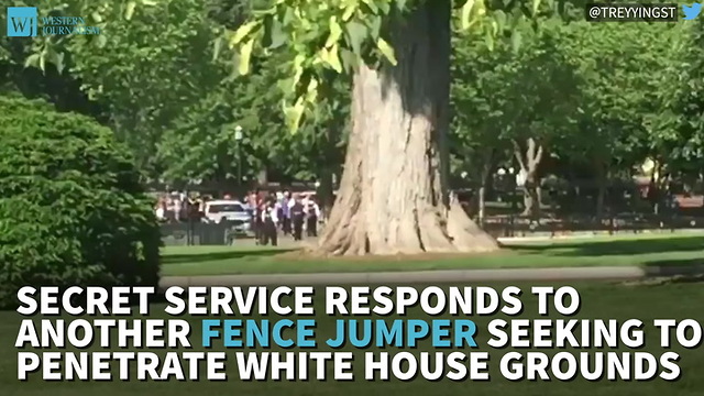 Secret Service Responds To Another Fence Jumper Seeking To Penetrate White House Grounds