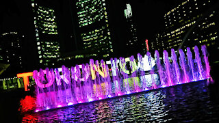 Toronto glowing 3D sign