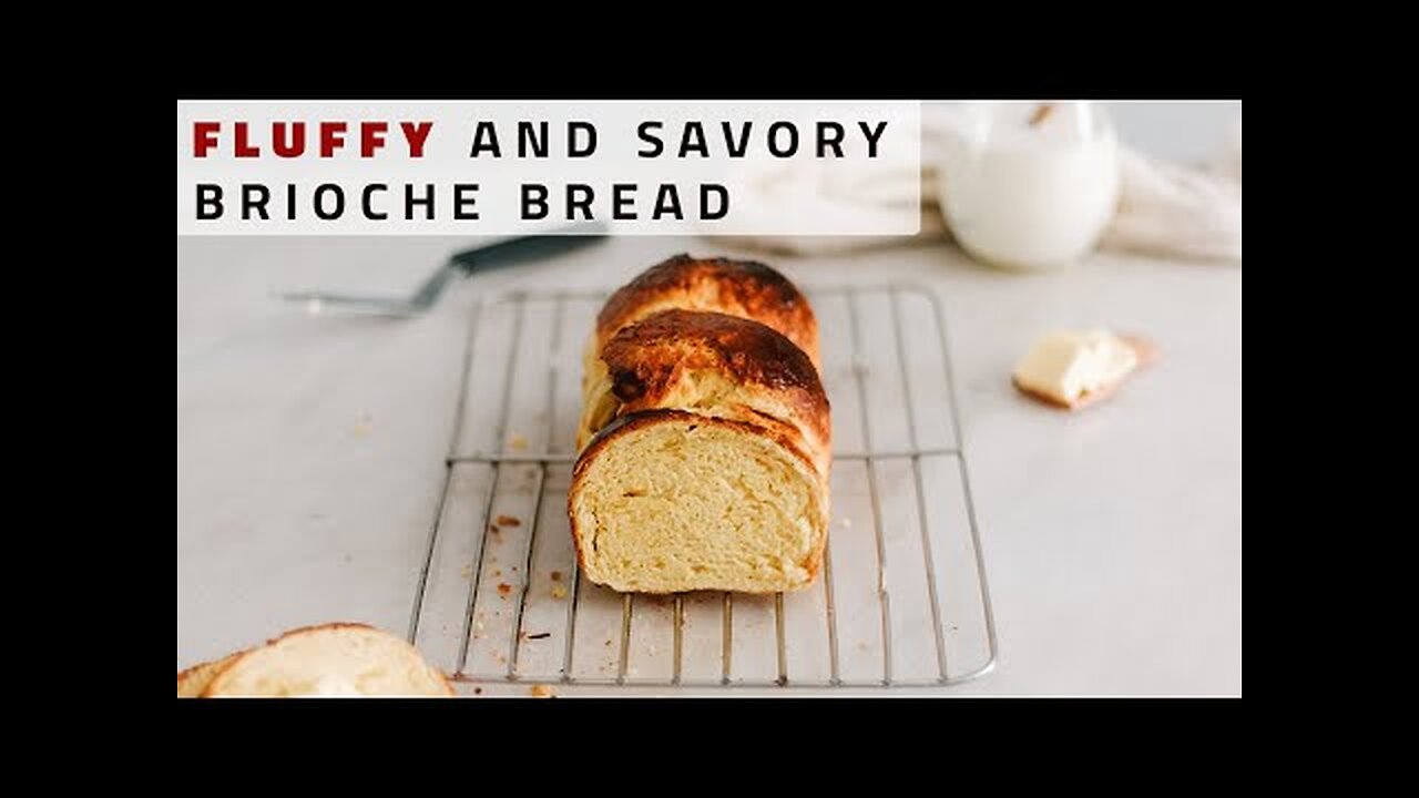 How to Make Brioche Loaf - Buttery Brioche Recipe [ASMR]