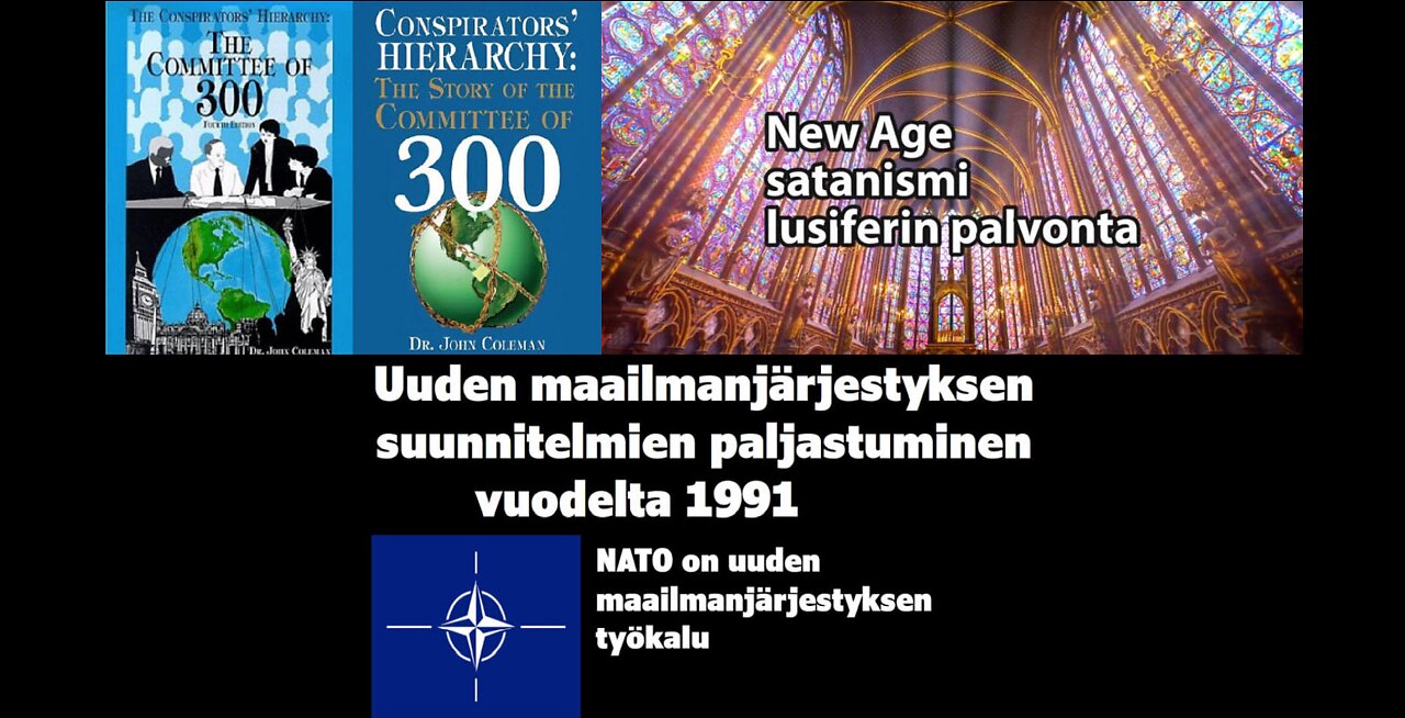 Uuden maailmanjärjestyksen suunnitelmien paljastuminen vuodelta 1991 kaikki kolme osaa