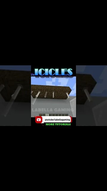 Icicles In Minecraft