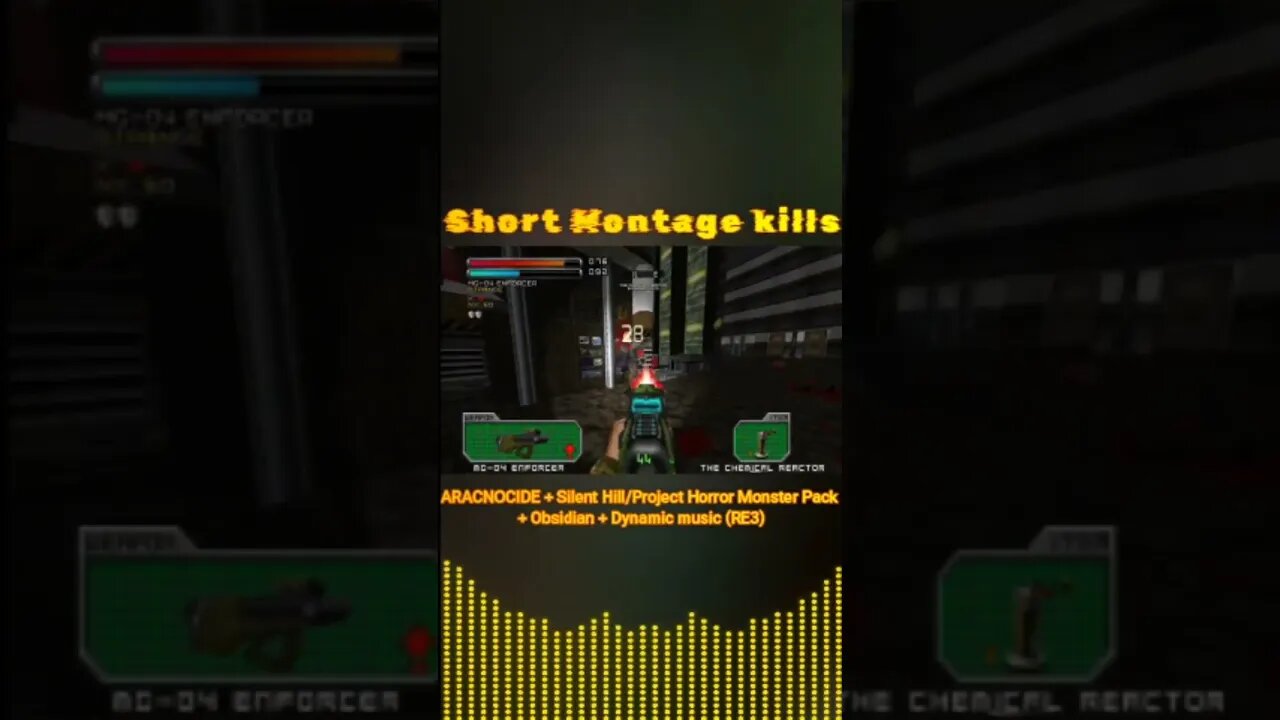 Aracnocide+Obsidian+dynamic music (RE3) #shorts #doom #shortsfeed #shortvideo #gzdoom