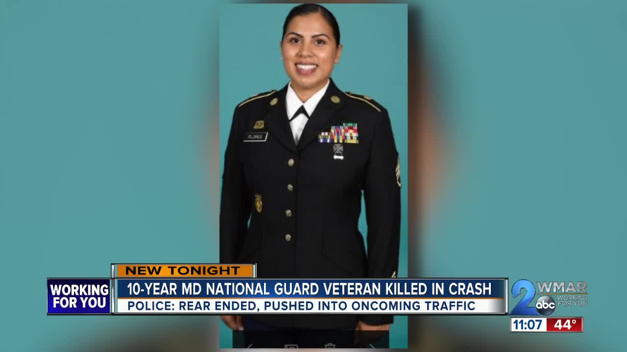 Maryland National Guard Soldier dies after crash in Reisterstown