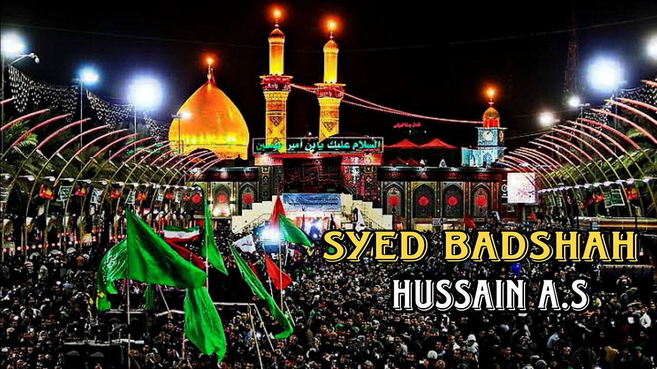 SYED BADAHAH HUSSAIN MUSLIM STATUS #NADEEMSARWAR