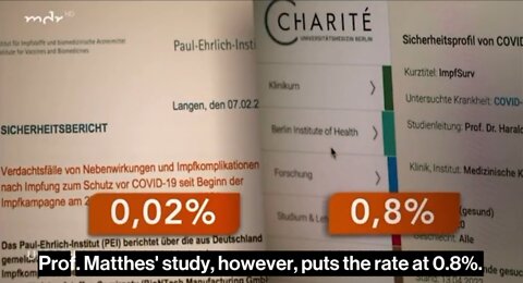German state TV published the real statistics of the COVID "vaccine" injuries