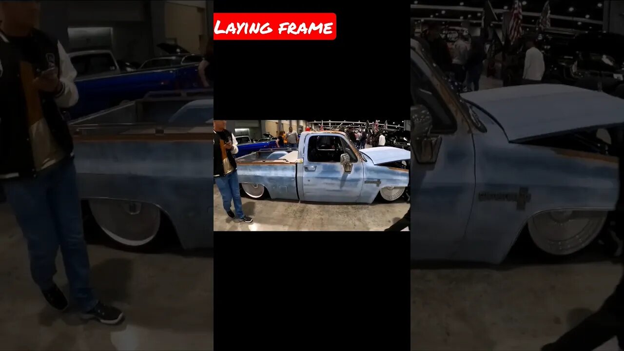 Square body #c10 laying frame is sick! love #patina #car #truck #chevy #tiktok #shorts #beautiful