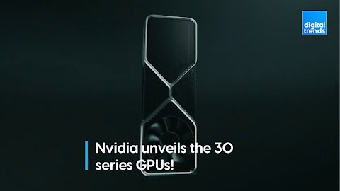 Nvidia unveils the 30 series GPUs!