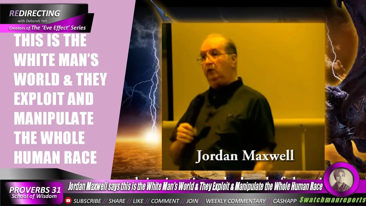 Jordan Maxwell says this is the White Man's World & They Exploit & Manipulate the Whole Human Race