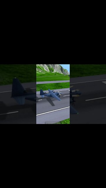 Flying New MC-130 with JATO/L | Turboprop Flight Simulator #shorts