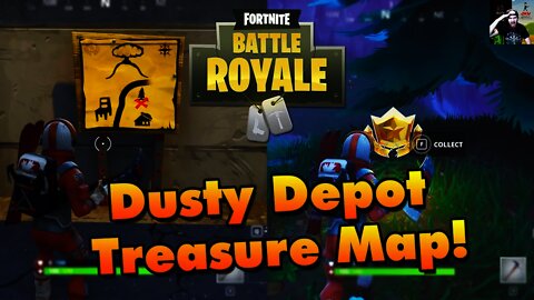 Fortnite | Dusty Depot Treasure Map Full Guide (Treasure Map & Treasure Location - Weekly Challenge)