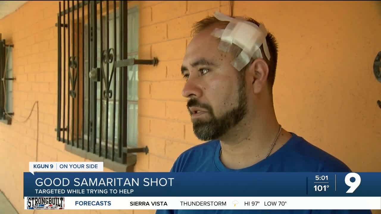 Fire & shootings-Wounded neighbor describes escape