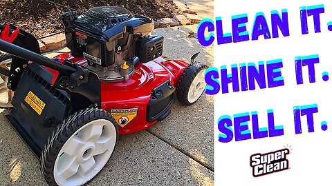 SELL YOUR LAWN EQUIPMENT FAST - Super Clean It, Shine It, Sell It!