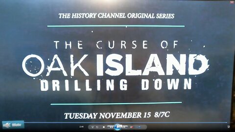 The Curse of Oak Island: DRILLING DOWN PROMO 8PM/EST NOV 15TH
