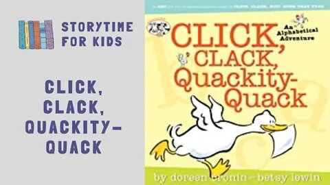 🦆Click, Clack, Quackity-Quack🦆Click, Clack, Moo! Doreen Cronin • Betsy Lewin @Storytime for Kids