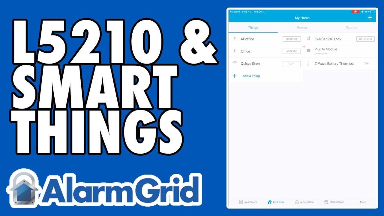 Using the Honeywell L5210 With SmartThings