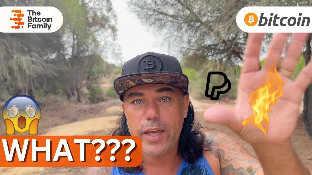 BITCOIN, GLOBAL WARMING, PAYPAL PYUSD & FIRE TALK!!!