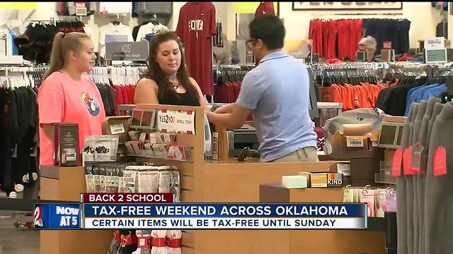Tax-Free Weekend across Oklahoma