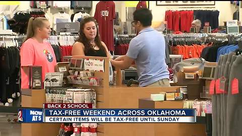 Tax-Free Weekend across Oklahoma