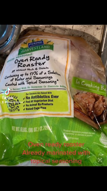 Oven Ready Roaster,Great When You Don’t Want To Cook!