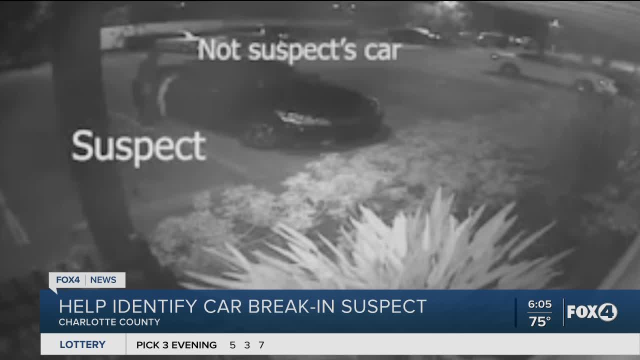 Suspects break into cars in Charlotte County