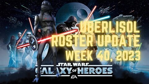 UberLisol Roster Update | Week 40 2023 | Cleaning up GI, moving towards Exec | SWGoH