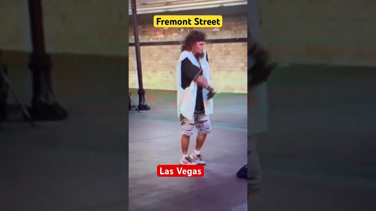 The real Slim Shady on Fremont St., Las Vegas 