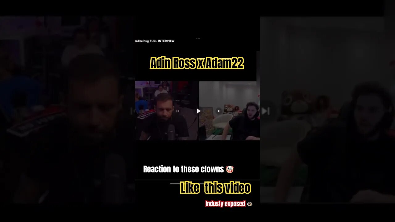 Can you tell they are pushing the #elite #evil 👿 agendas #adam22 #adinross