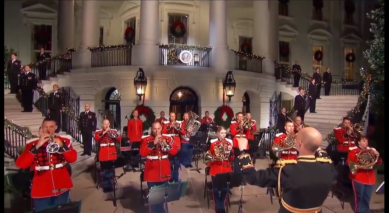 Christmas Lights at the Trump Whitehouse