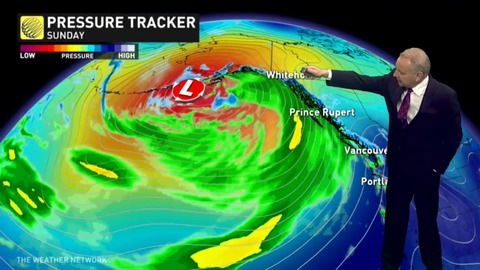 Surge of moisture with incoming low in B.C. will bring another round of heavy rain, alpine snow