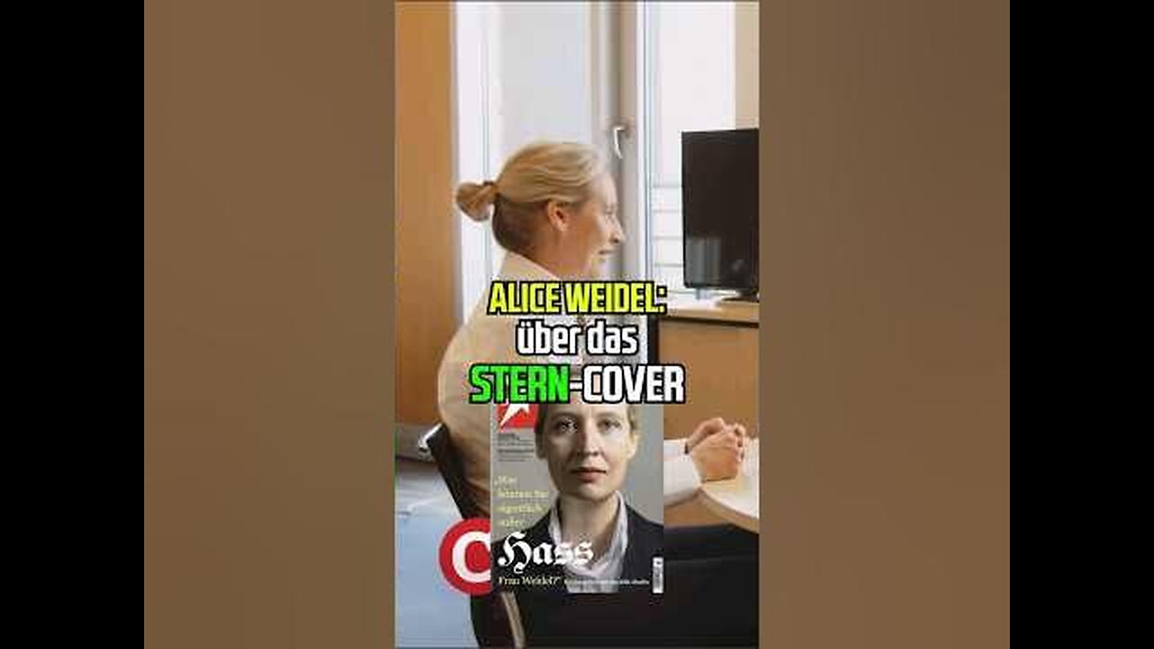 Alice Weidel ΓΌber das Stern Cover...@Alice Weidel ππππ COV ID1984