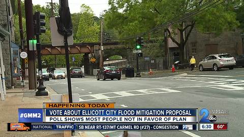 Vote scheduled for controversial flood mitigation plan in Ellicott City