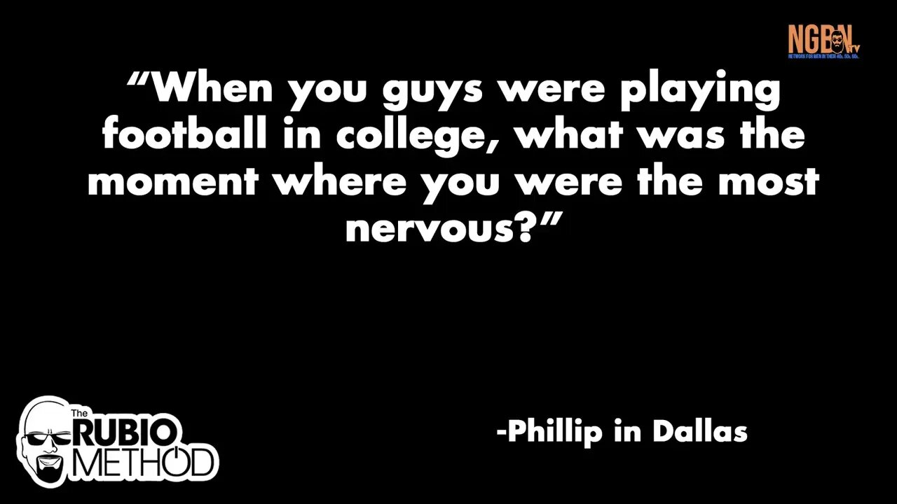 What is the Most Nervous The Guys Have Been When They Played?