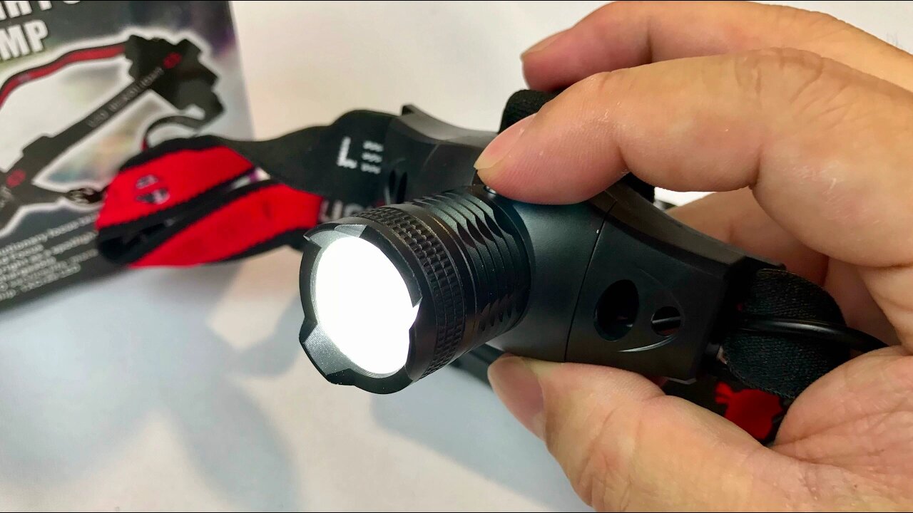 Zoomable Waterproof High Power Tensile LED Headlamp review and giveaway