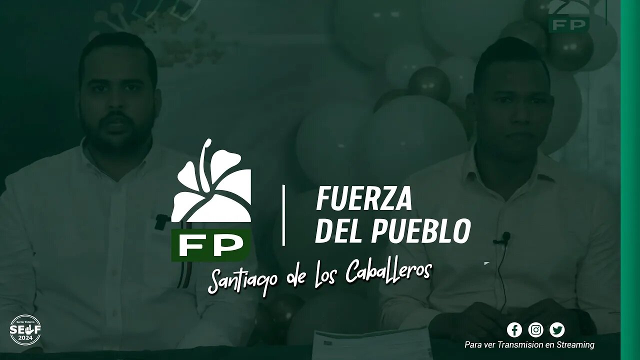 MAYOBANEX REYES Y RAYMOND PERALTA - INSCRIPCIONES PRE-CANDIDATURAS FP SANTIAGO