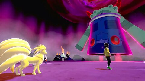 Pokémon Sword - Battling Dynamax Bronzong