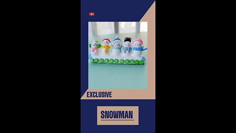 Christmas DIY Snowman with Clay must try