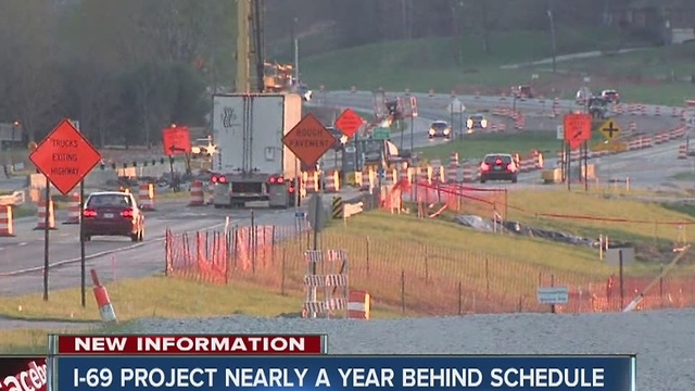 I-69 from Bloomington to Martinsville is nearly a year behind schedule