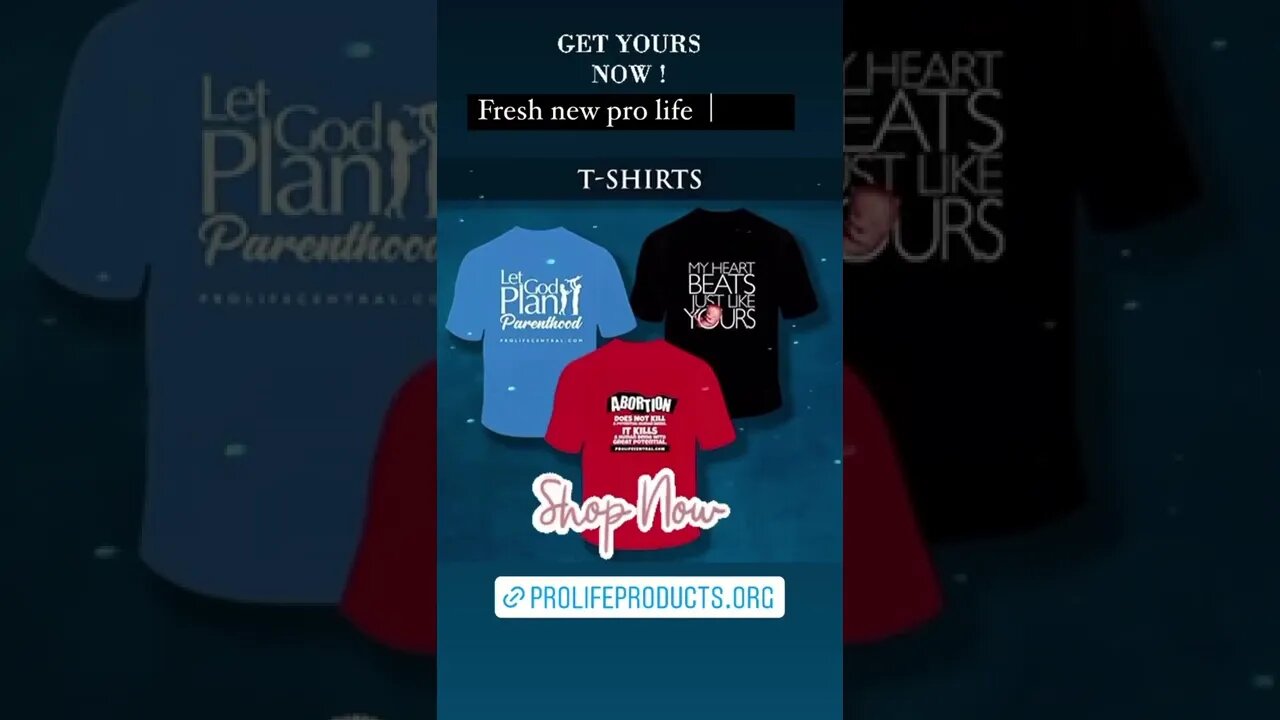 The best new fresh prolife merch￼