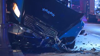 2 hospitalized after crash involving a car and tow truck