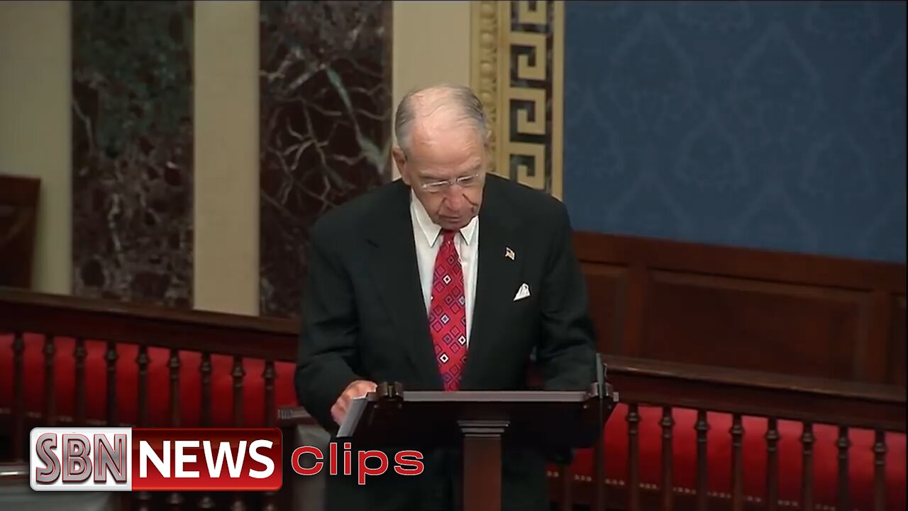 Chuck Grassley Excoriates Biden for 'Deliberately' Not Securing Border - 3723
